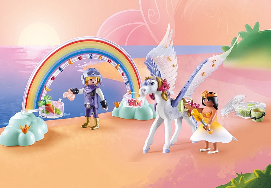 Princess Magic | Rainbow Pegasus Caring Set