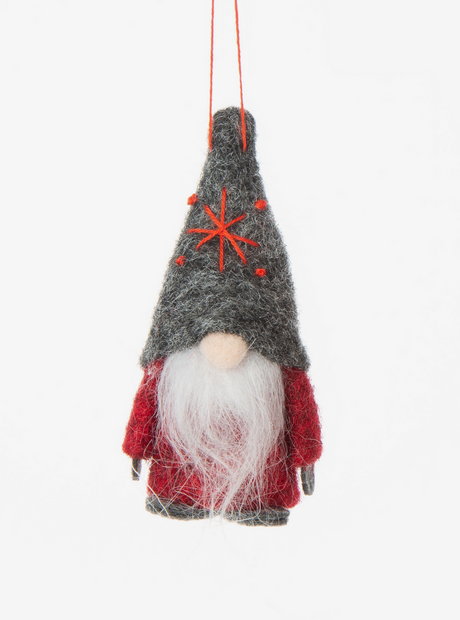 Gnome Felt Ornament