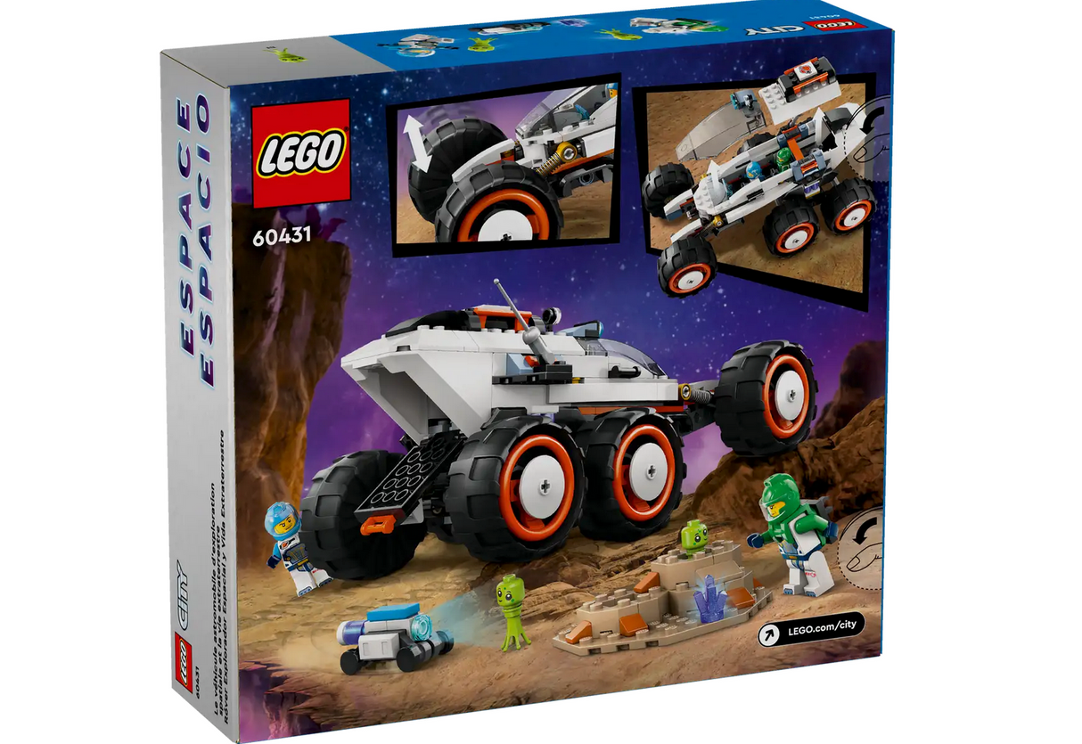 City Space Explorer Rover and Alien Life