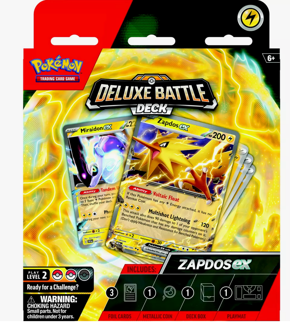 Pokemon Zapdos ex OR Ninetales ex Deluxe Box