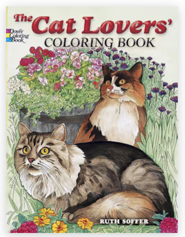 Cat Lovers Coloring Book