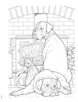 Dog Lovers Coloring Book