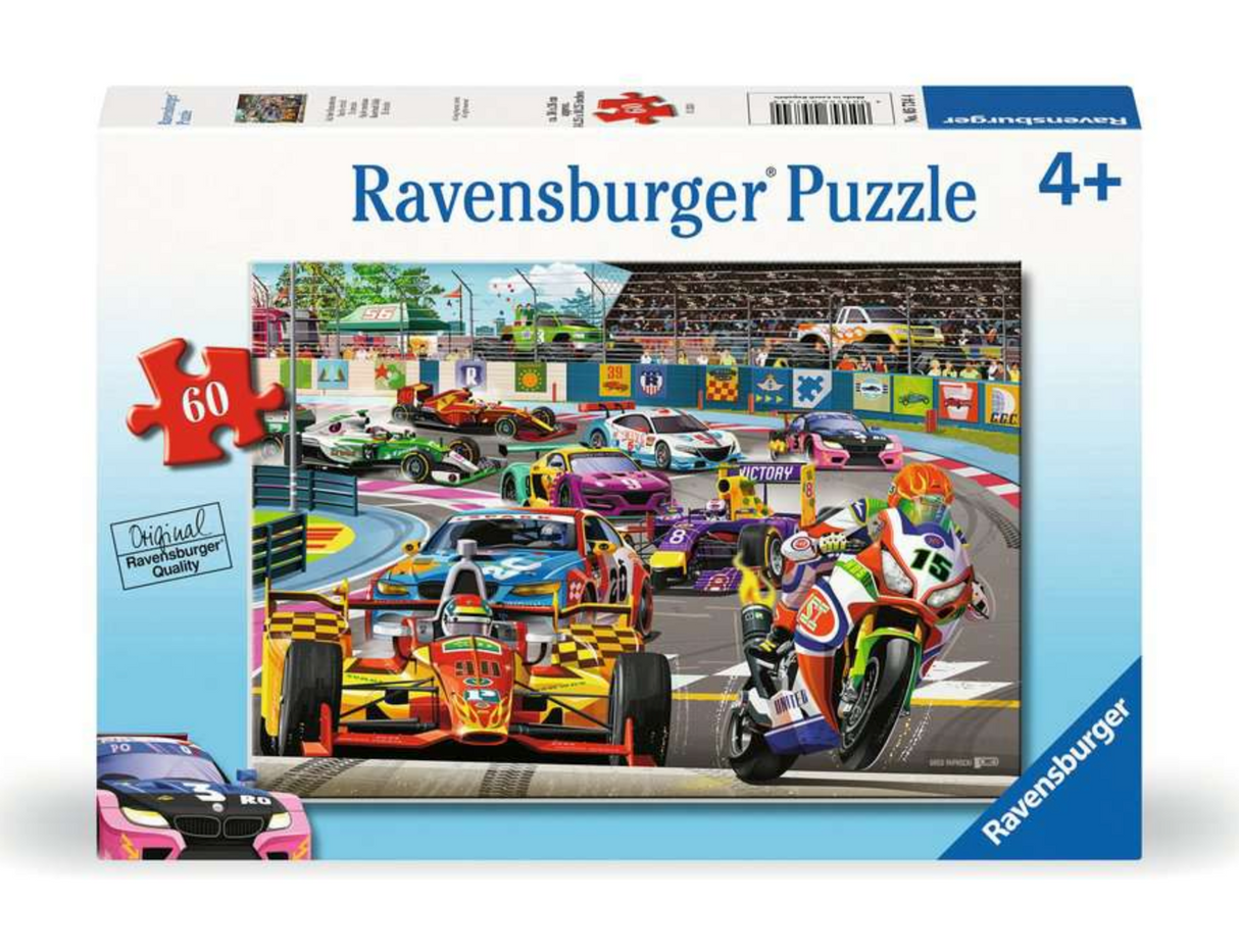 60pc Racetrack Rally Puzzle