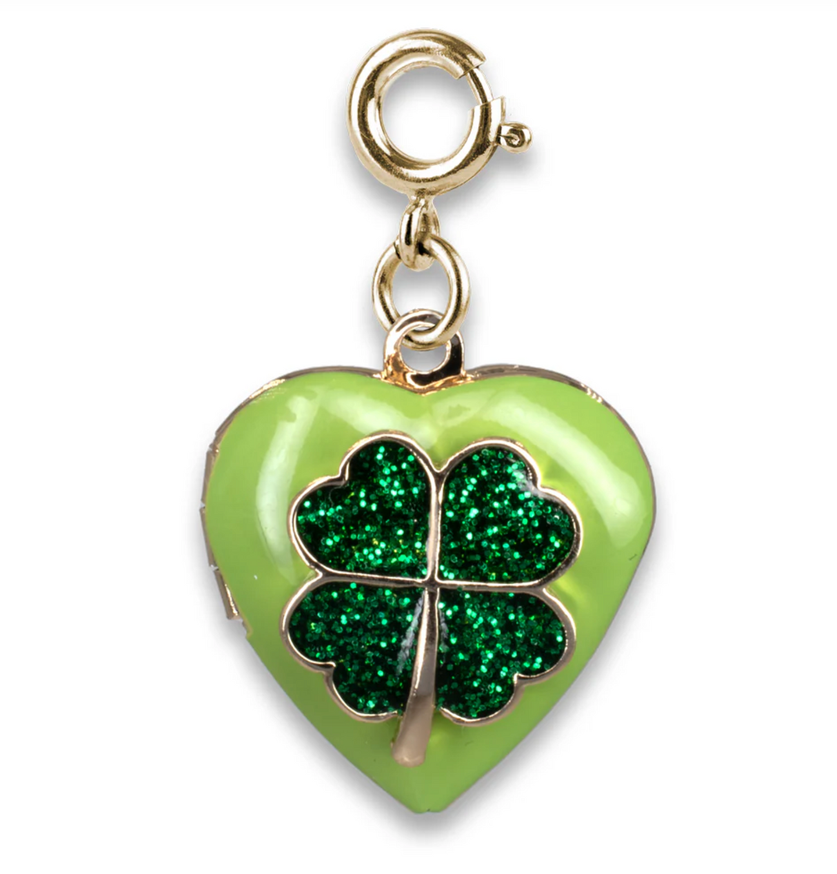 Gold Luck Locket Charm