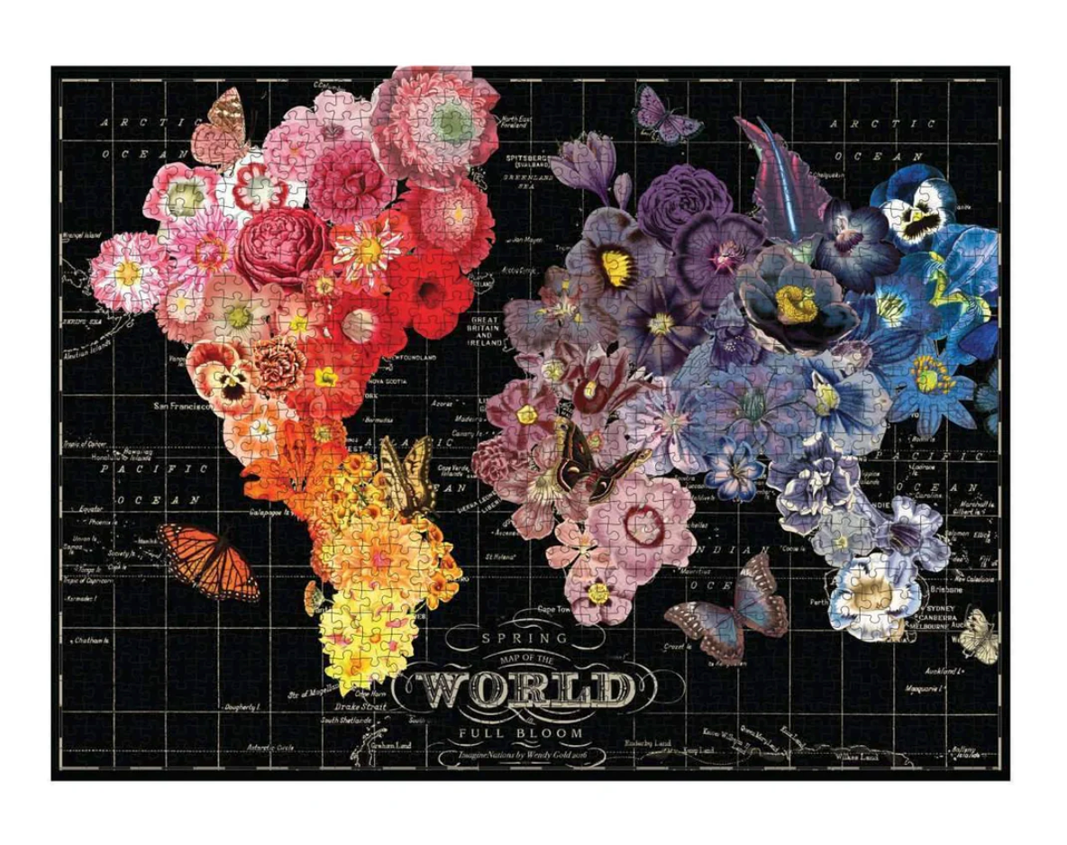 1000pc World Full Bloom Puzzle