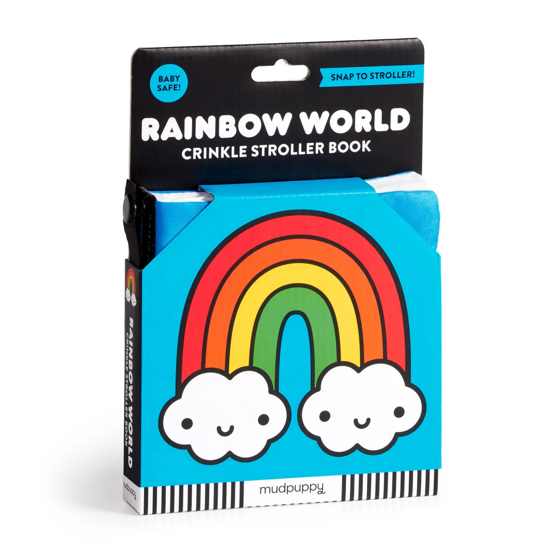 Rainbow World Crinkle Stroller Book