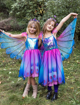 Butterfly Twirl Dress & Wings | Blue Size 5-6