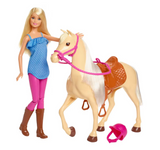 Barbie Doll & Horse