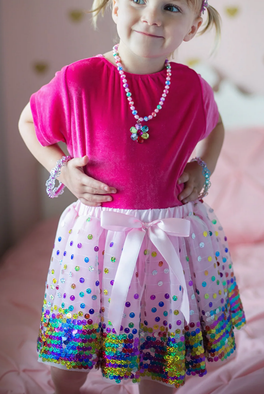 Sequins Skirt | Party Fun Size 4-6