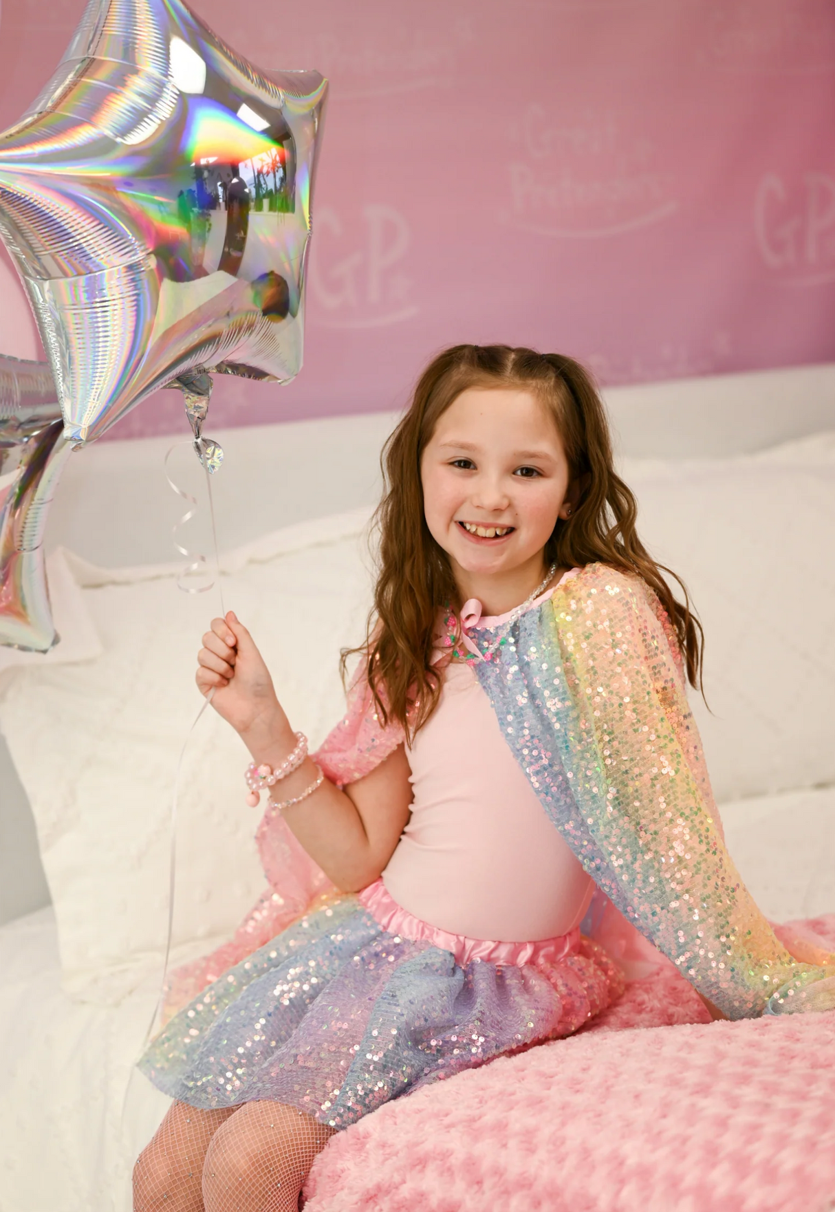 Sequins Cape | Ombre Size 4-6