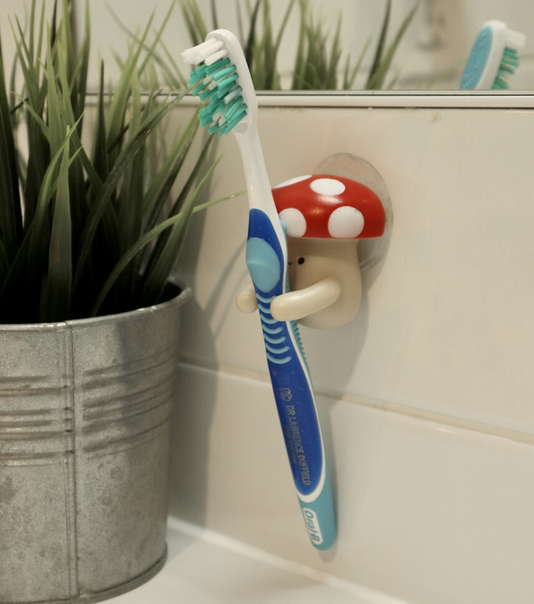 Mushroom Toothbrush Holder