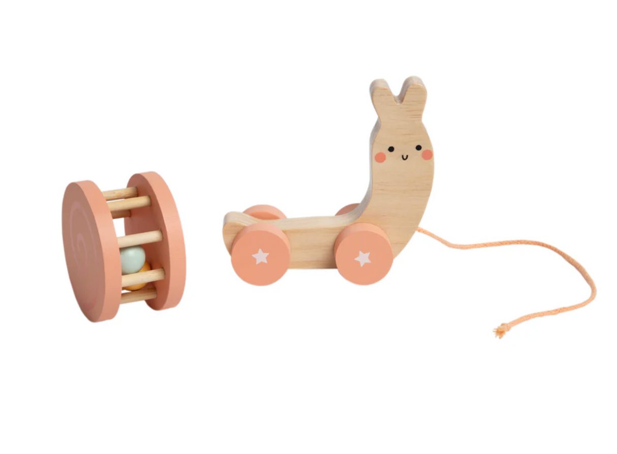 Snail Wooden Pull Toy