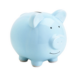 Ceramic Piggy Bank | Blue