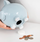 Ceramic Piggy Bank | Blue