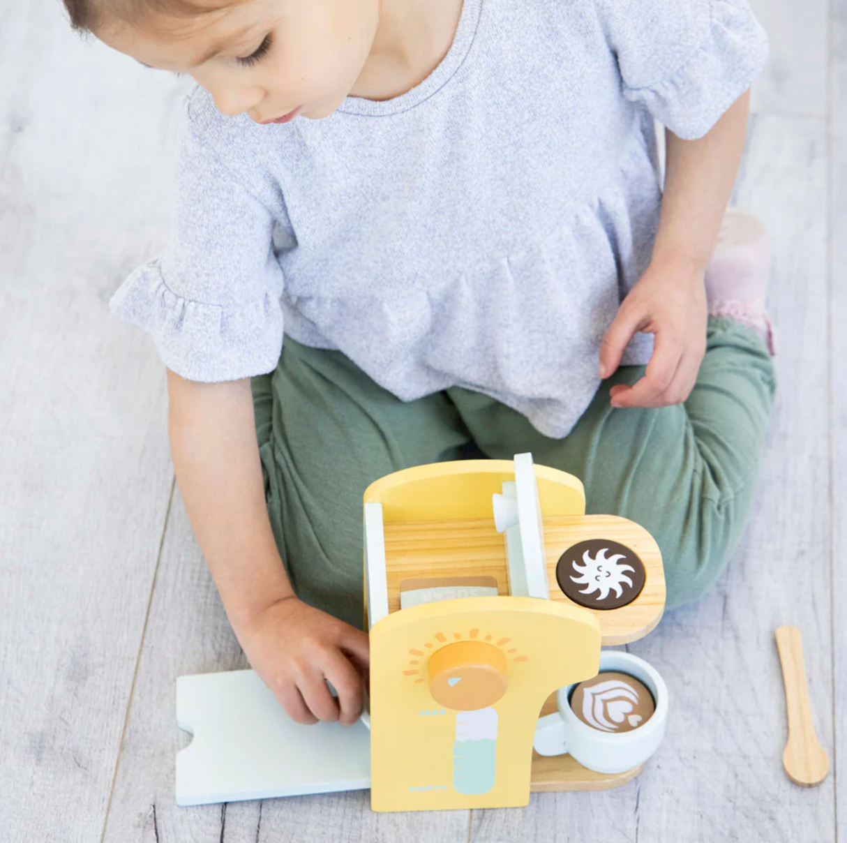 Barista in Training Wooden Coffee Set