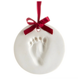 Baby Christmas Print Keepsake Ornament