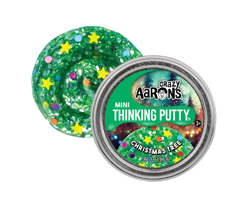 Mini Stocking Stuffer | Christmas Tree Thinking Putty