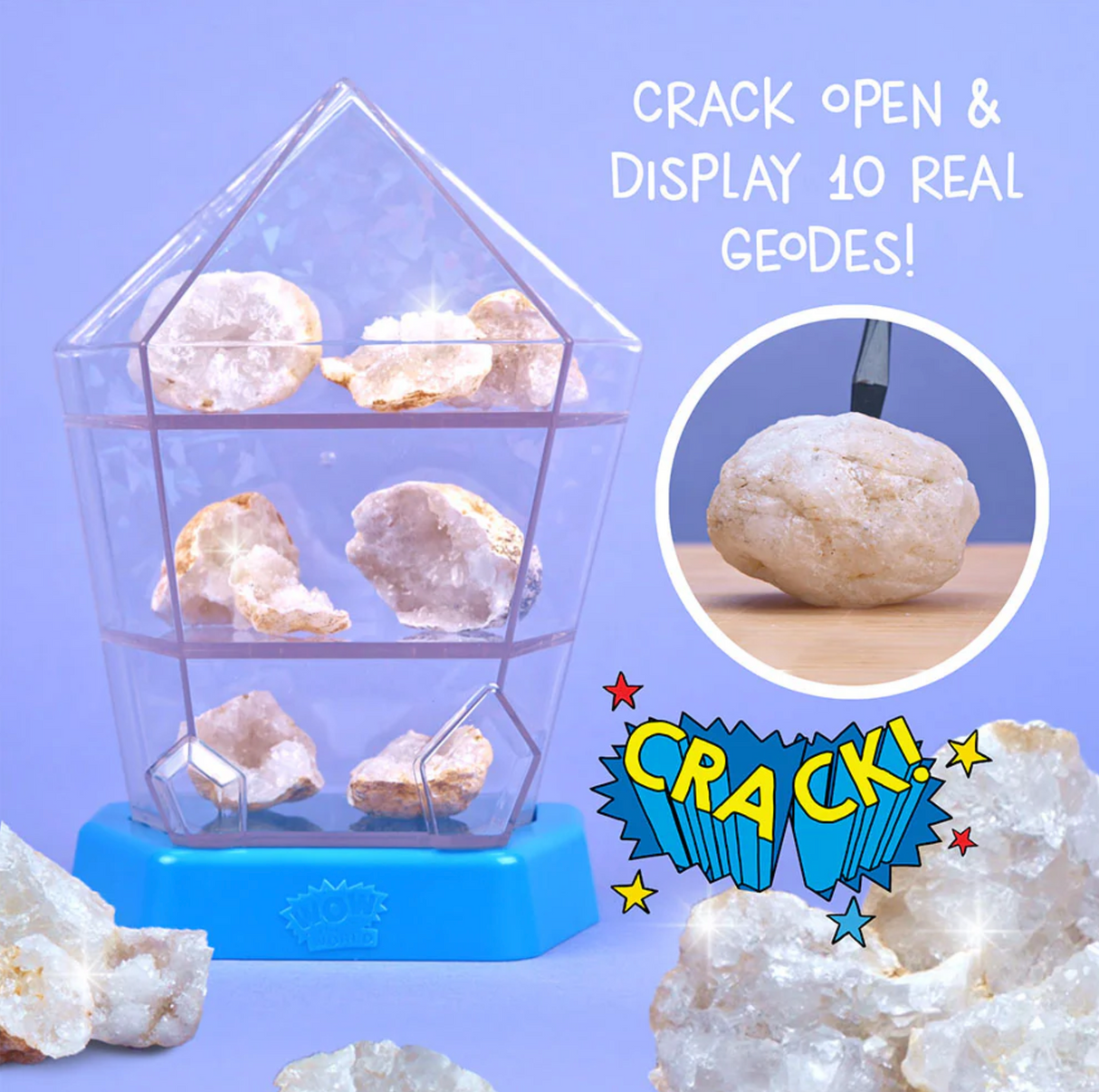 Break Open Crystal Geodes