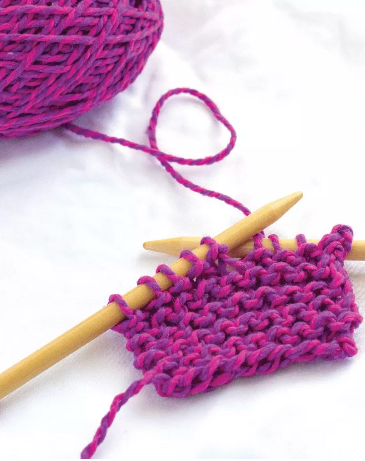 Discover Knitting Scarf Kit | Pink