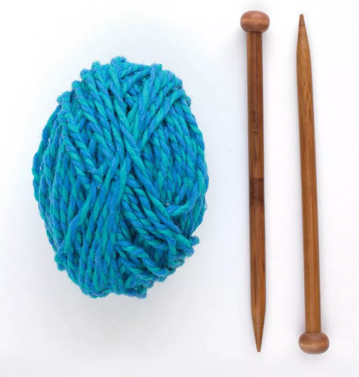 Discover Knitting Scarf Kit | Blue