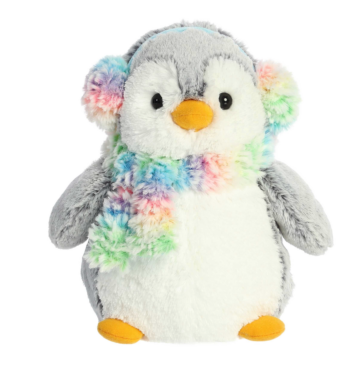 Penguin PomPom Rainbow Muffs