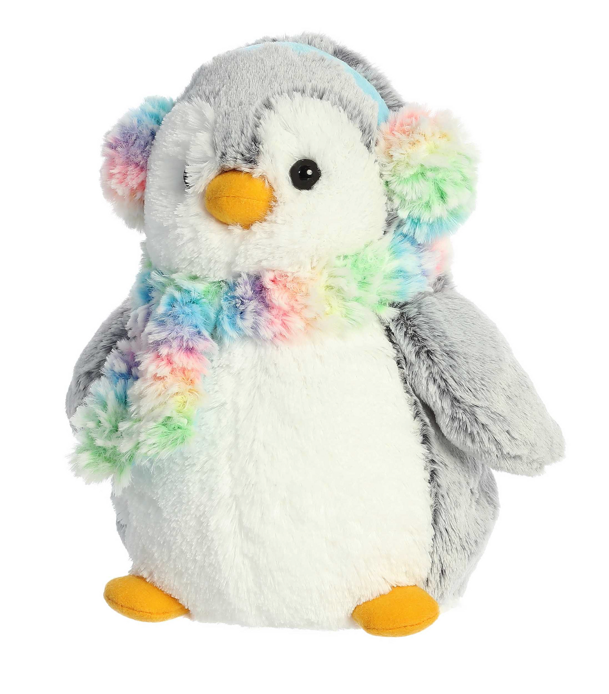 Penguin PomPom Rainbow Muffs