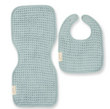 Reversible Bib + Burp Set | Fog