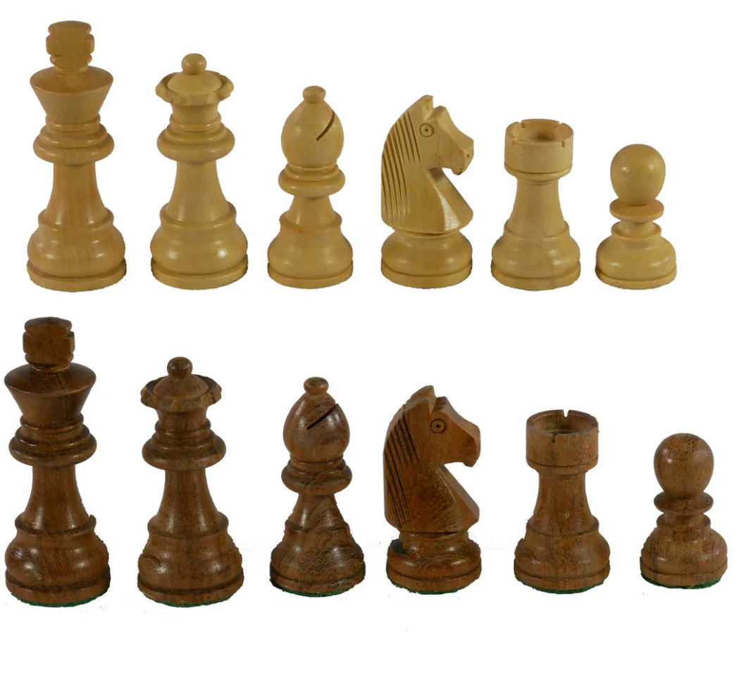 Chessmen Sheesham/Boxwood German