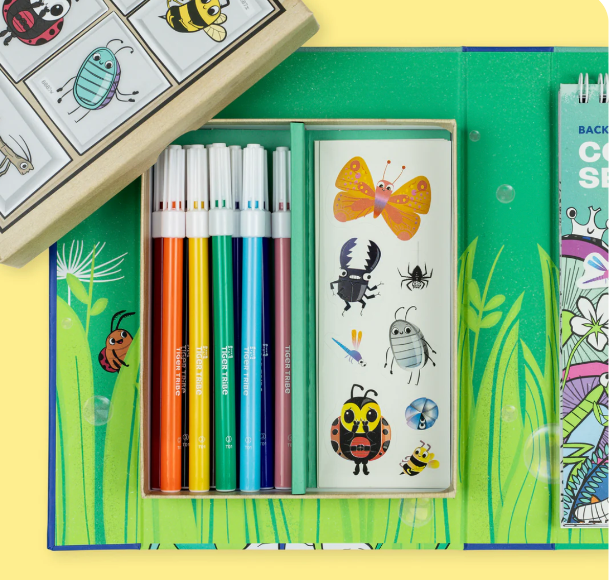 Coloring Set Backyard Bugs