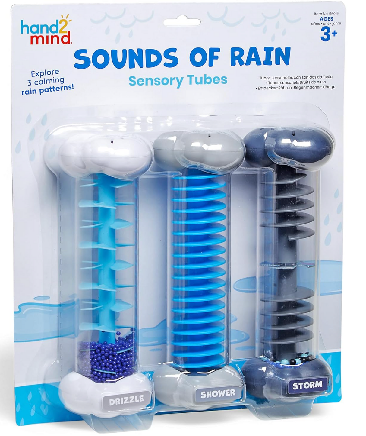 Sounds of Rain Sensory Tubes