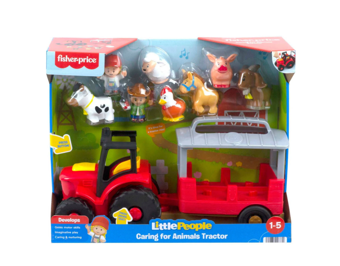 Little People Caring for Animals Tractor Set