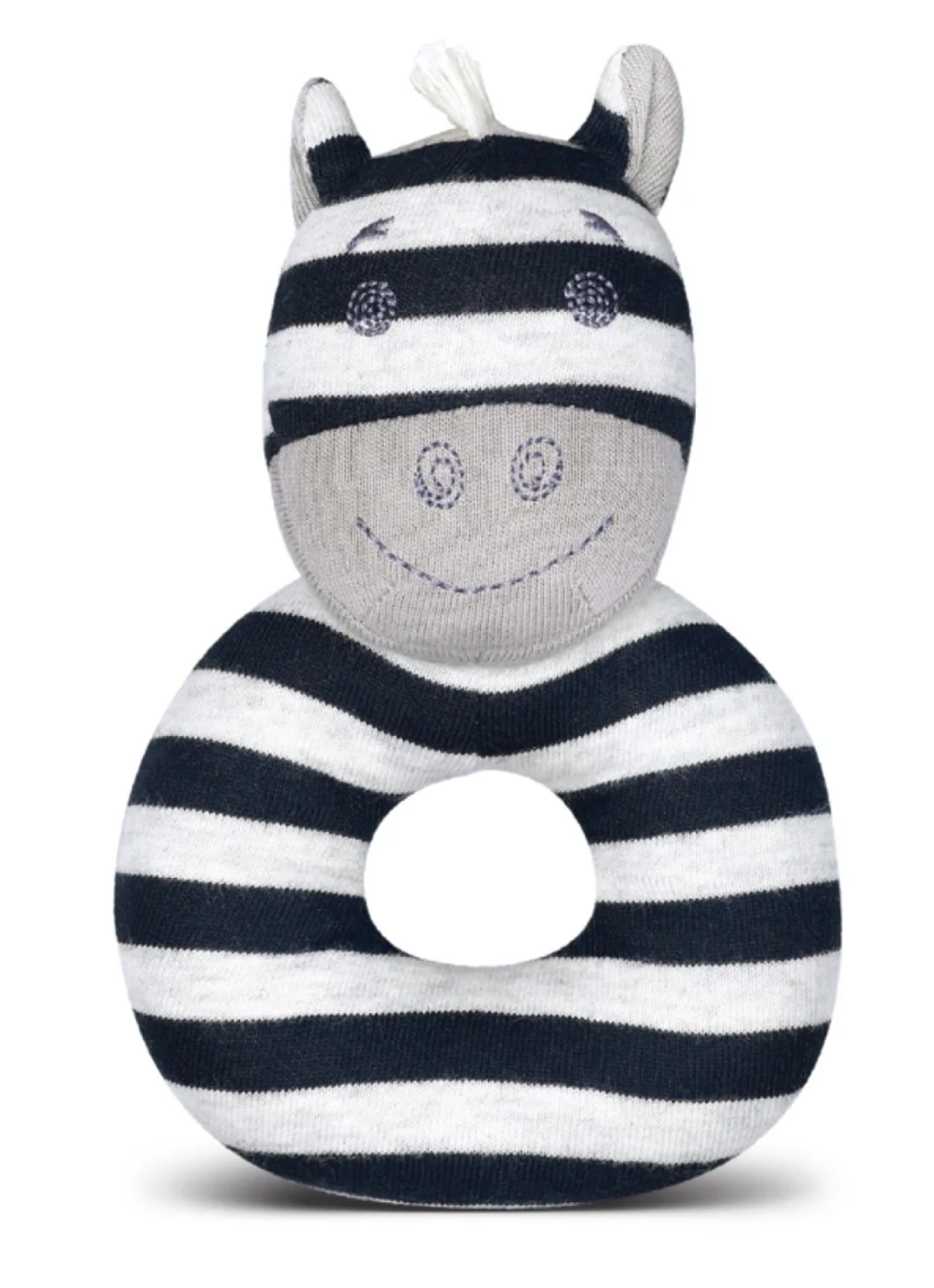 Organic Zebra Ziggy Rattle