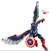 Super Heroes New Captain America Construction Figure