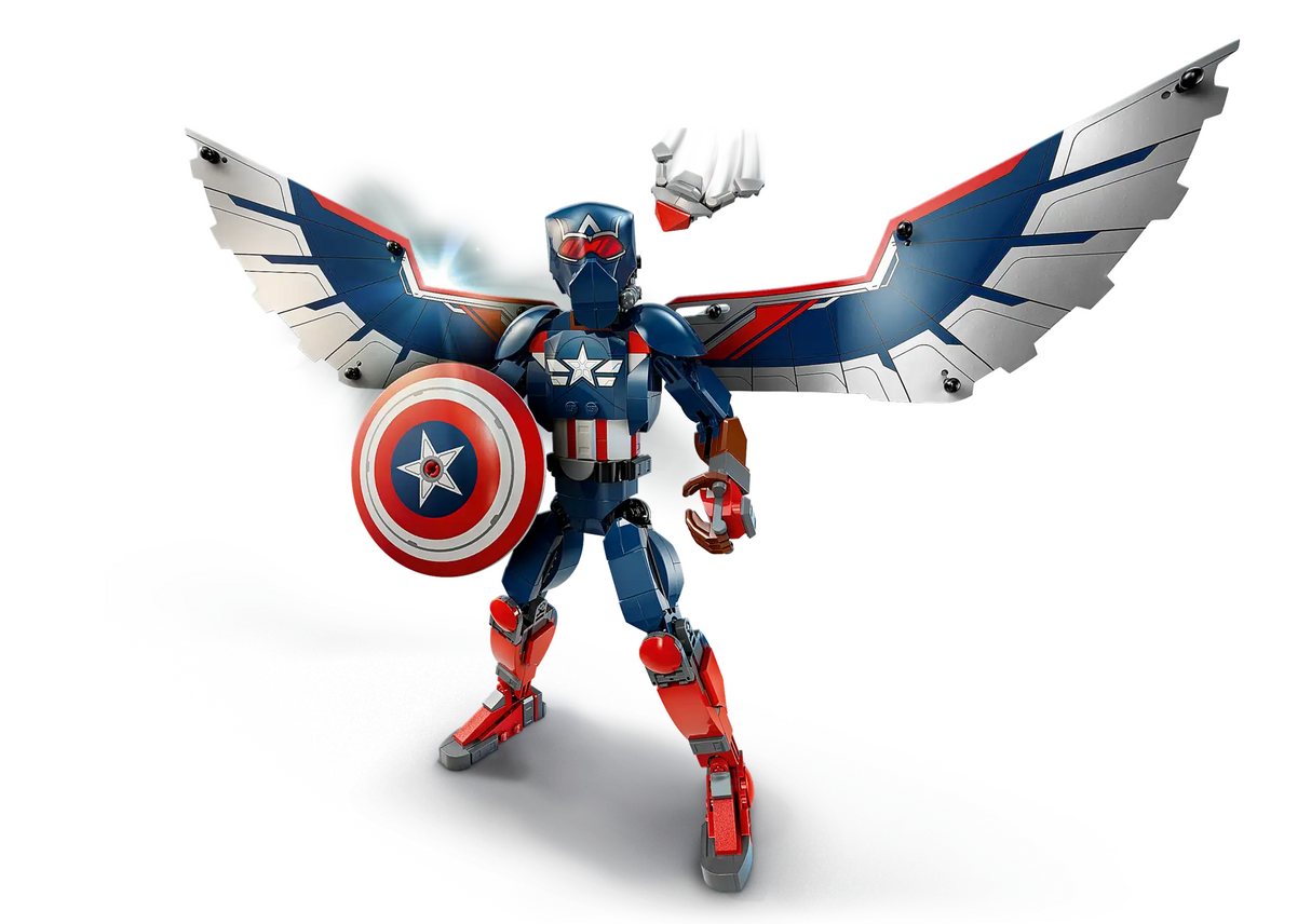 Super Heroes New Captain America Construction Figure