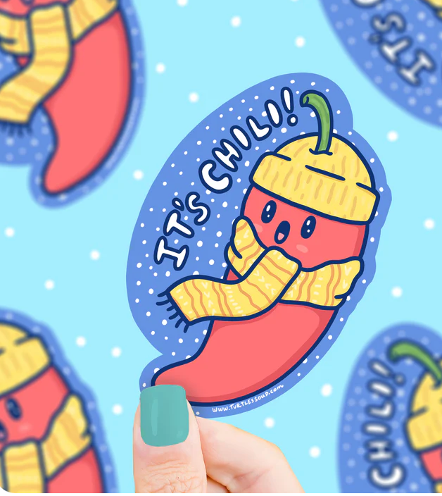 It's Chili Hot Pepper Sticker