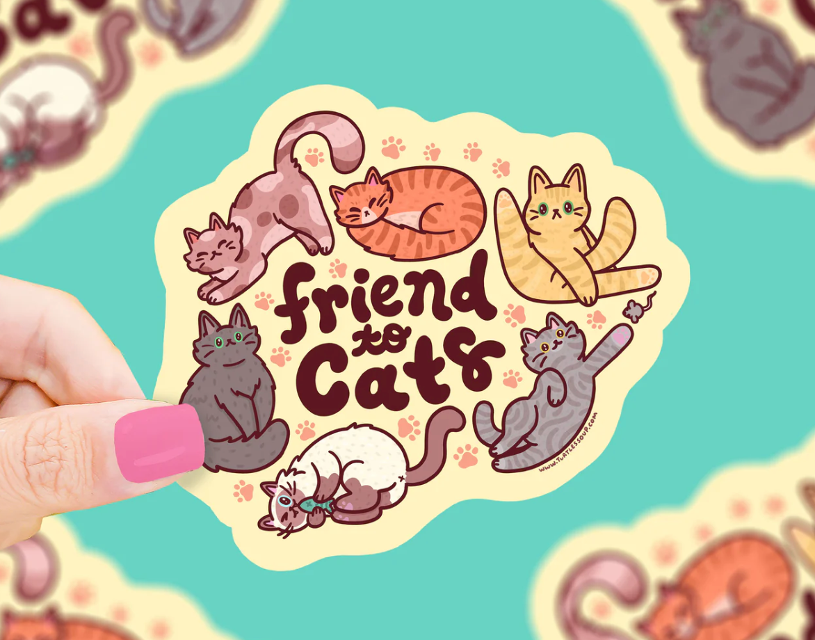 Friend To Cats Sticker