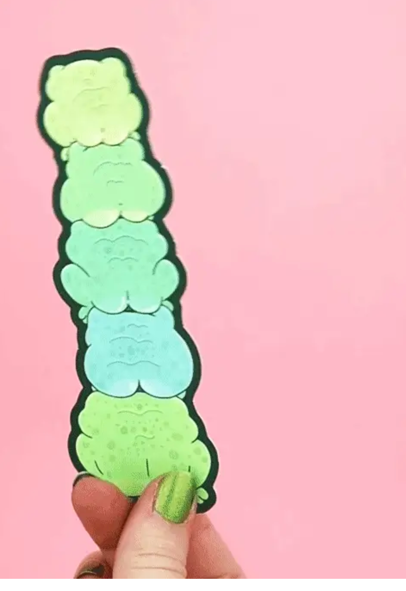 Bookmark | Funny Frog Butts