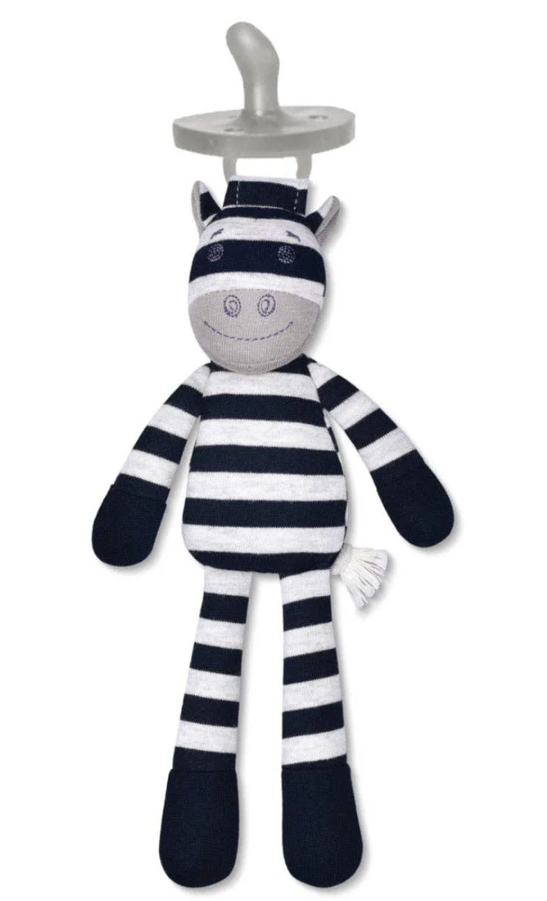 Organic Ziggy Zebra Pacifier Buddy