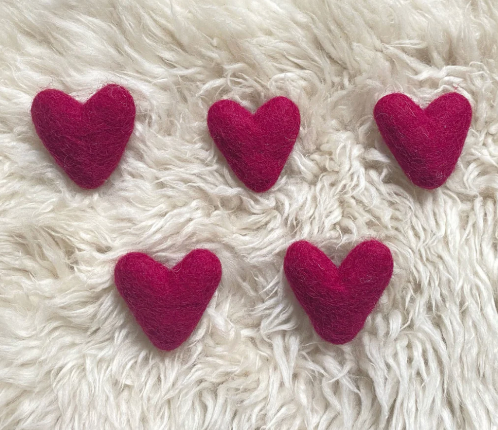 Felt Heart | Wine