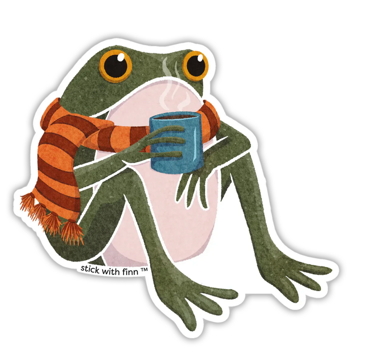 Frogson Cozy Sticker