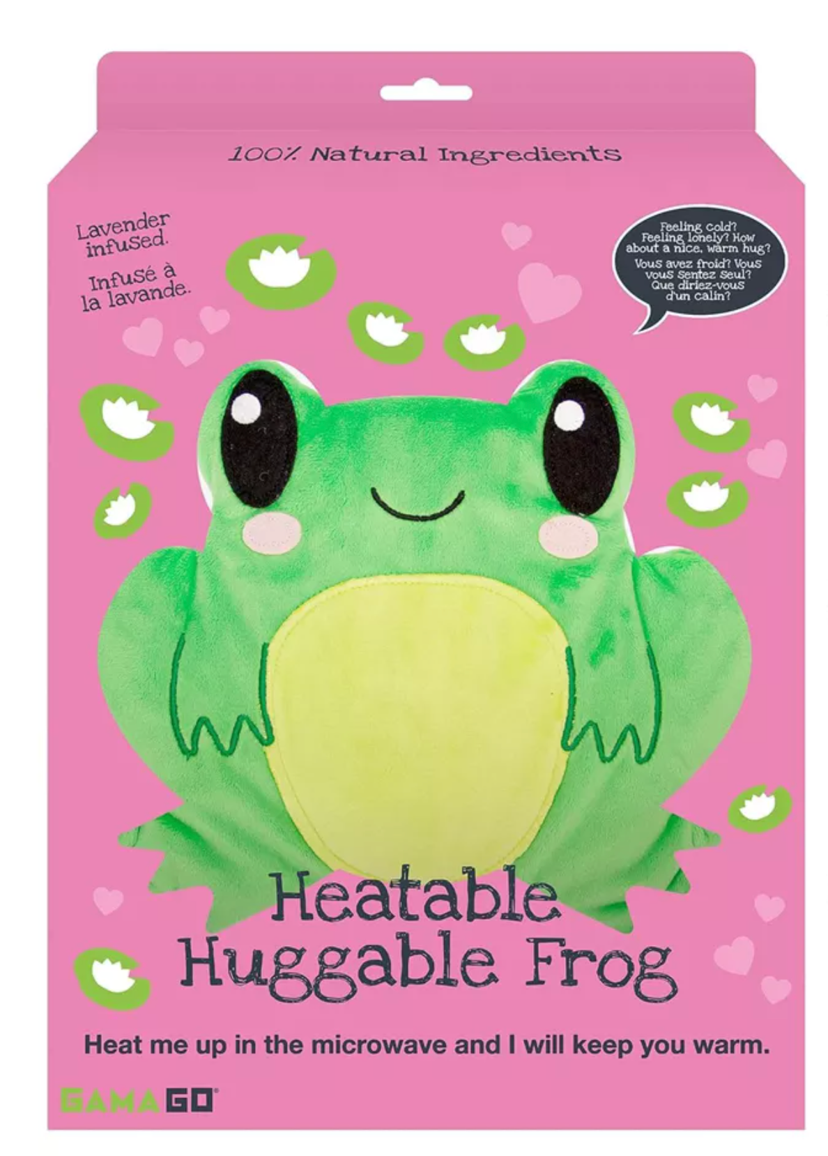 Huggable Heatable Frog