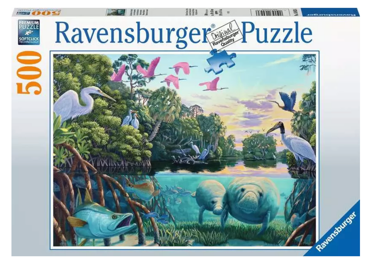 500pc Manatee Moments Puzzle