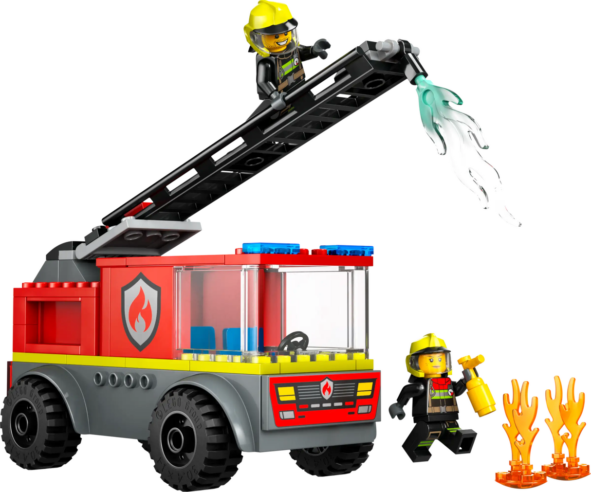 City Fire Ladder Truck