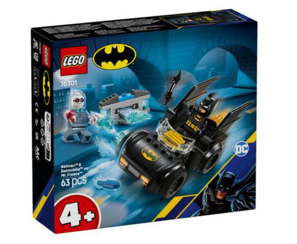 Super Heroes DC Batman & Batmobile vs Mr. Freeze