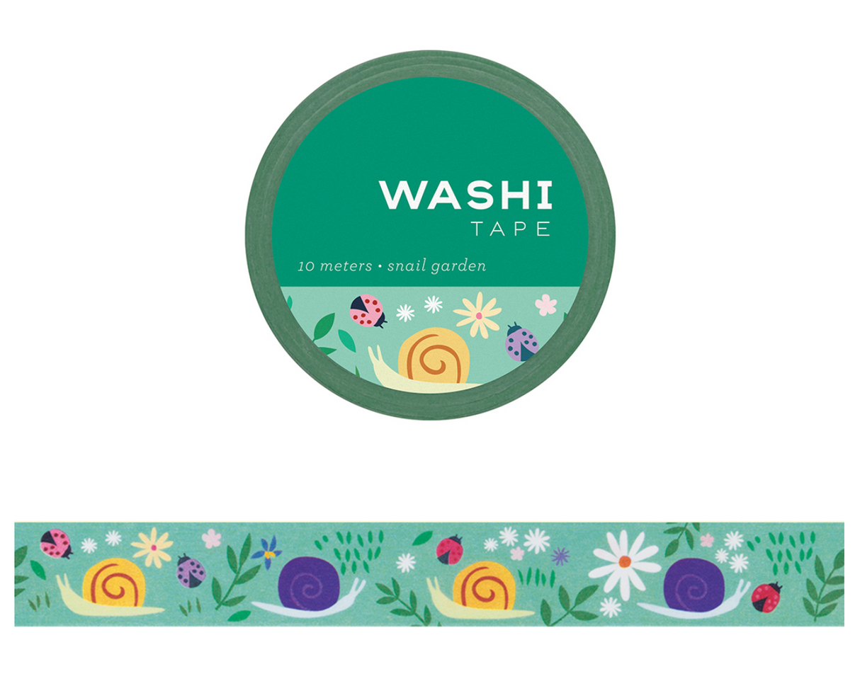 Washi Tape | Snail Garden