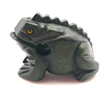 Wooden Croaking Frog | 3in Green