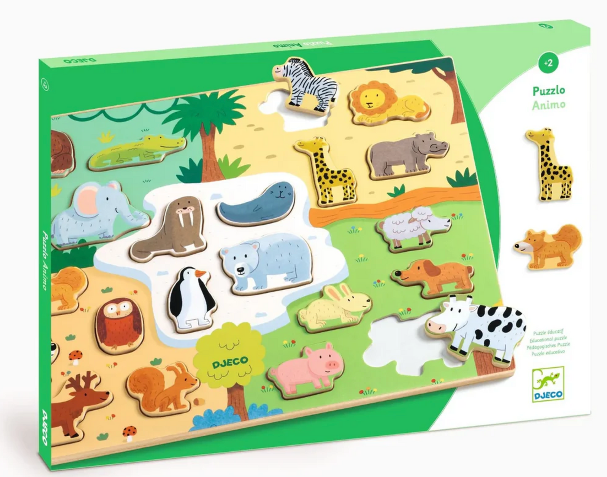 Puzzlo Animal Wooden Puzzle