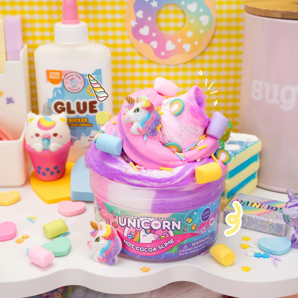 Unicorn Hot Cocoa Butter Slime