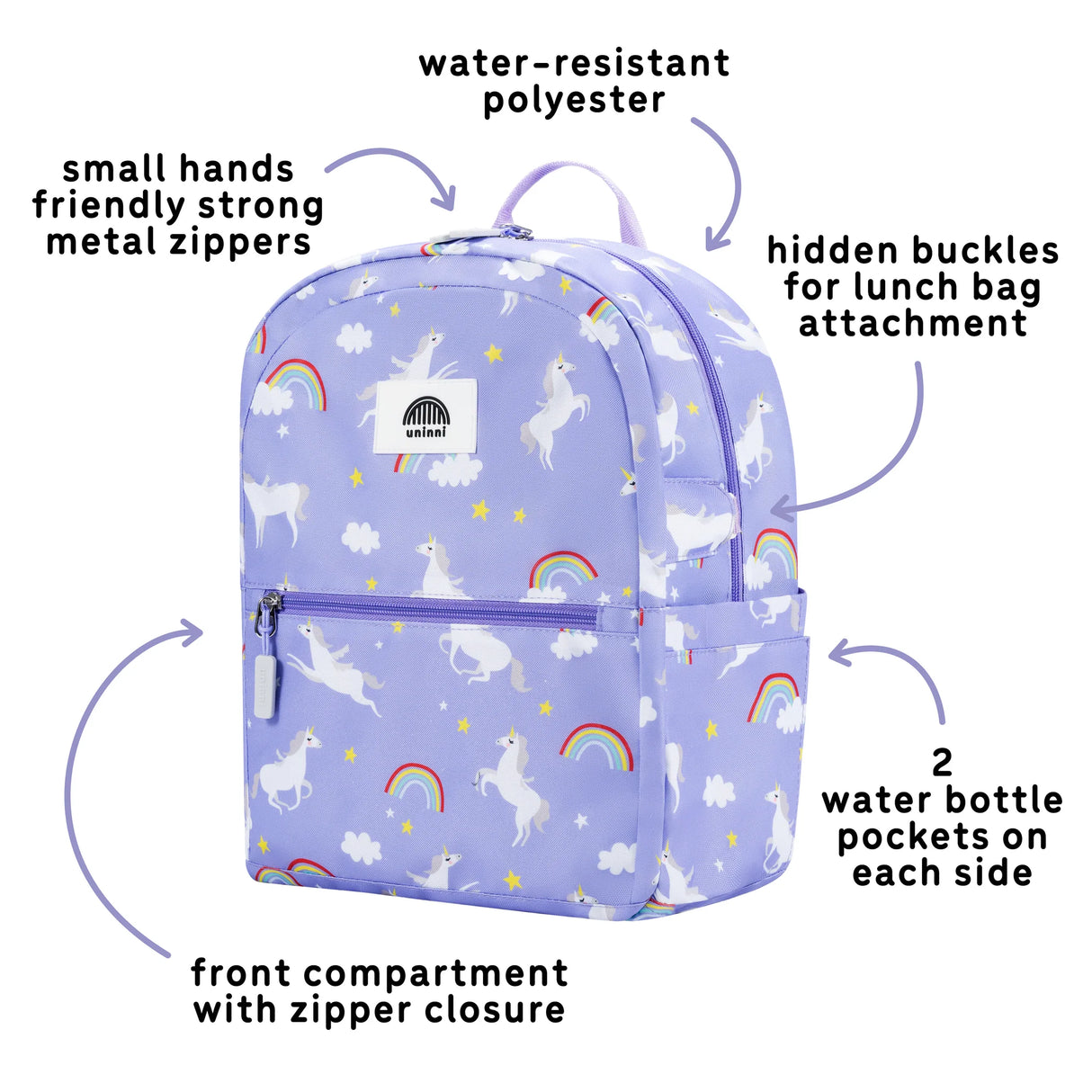 Ethan Backpack | Rainbow Unicorn