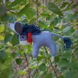 Donkey Felt Ornament